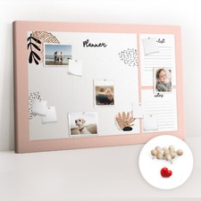 Tableau d'affichage Tableau en liège Punaises 120x80 Carnet d'agenda