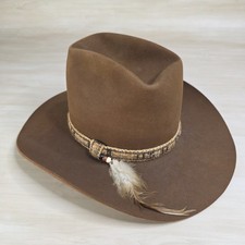 Vintage Resistol Stagecoach Cowboy Hat Chestnut S237 Timber Creek Size 7 1/4
