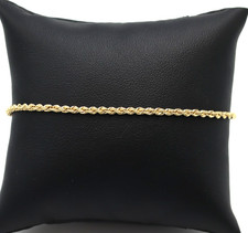 Bracelet Fin Torchon Tresse En