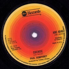 Paul Humphrey Cochise 7" vinyl