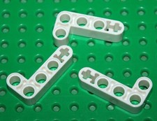 3 x Lego Technic White Liftarm
