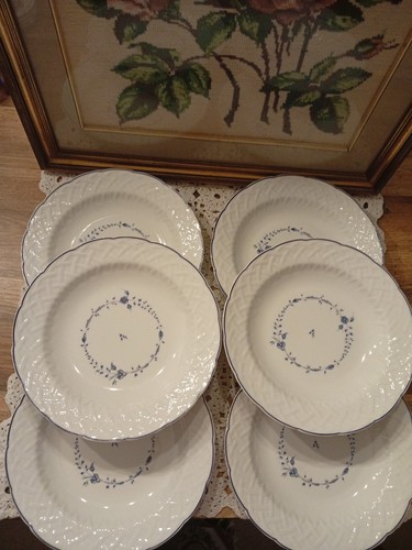 Assiettes creuses porcelaine - 6,