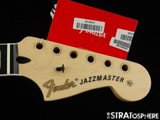 Fender JIM ROOT Jazzmaster V4 NECK Bound Guitar Parts Thin "C" Ebony