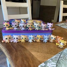 Lot  21 Chats Gouttiere TABBY  LITTLEST PET SHOP Petshop LPS Hasbro COLLECTOR