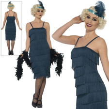 Long Bleu Sarcelle Costume