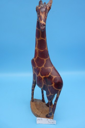 Girafe bois peint ref - girafe,