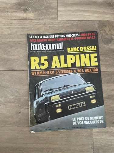 Revue auto journal 1976 - l'auto-journal, n6