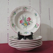 6 assiettes creuses en