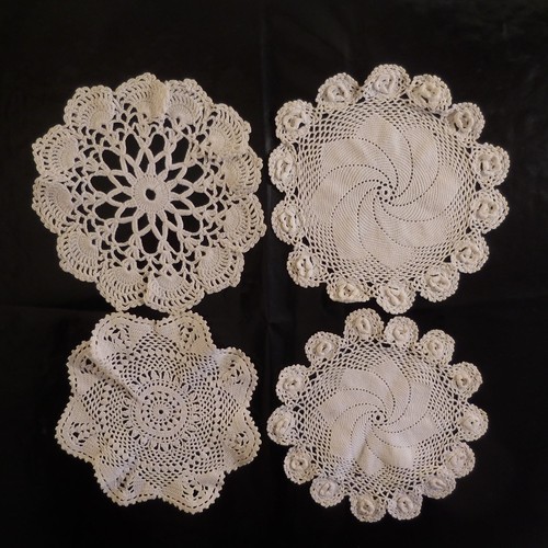 Napperons fait main crochet - napperons,