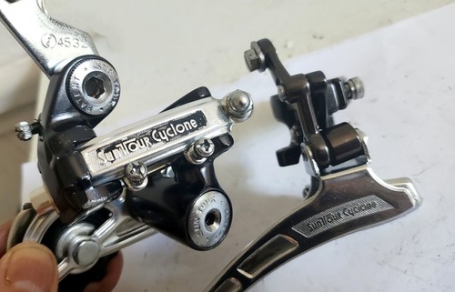 Suntour cyclone front - cyclone, rear