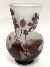 VASE GALLE A DECOR FLORAL