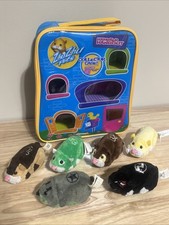 (6) Zhu Zhu Pets & Collector Case All Tested And Working FREE SHIPPING