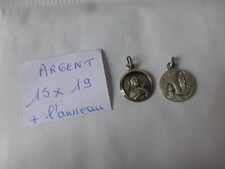 lot of 2 old silver medal St THESE old French silver medal 1960 
