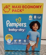 Carton de Couches Pampers Baby Dry T8 x68 17kgs +, neuf