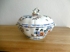 SOUPIERE FAIENCE GIEN DECOR