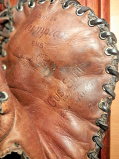 Vintage "Gus Suhr" 1930's Olympian Model BMS First Base Glove Mitt