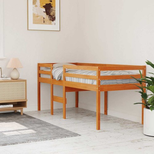 Lit haut 80x200 bois pin - lit, cm
