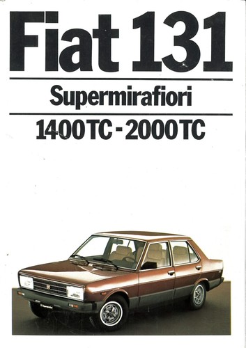 Catalogue brochure fiat - catalogue, 131