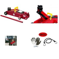 Pour Giottiline Cric Hydraulique À Roulettes 2 TONNES Cric Roues Pneumatiques