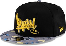 Casquette Snapback Noire Enfant DC Comics New Era Batman