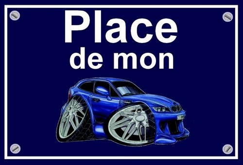 Plaque place mon bmw - place, z3