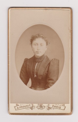 Cdv portrait jeune - cdv, femme
