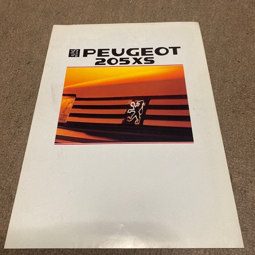 Peugeot205xs catalogue peugeot - peugeot205xs,
