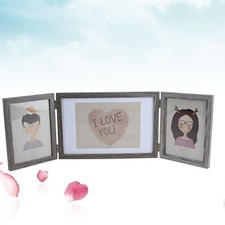  Cadre Photo rustique à trois