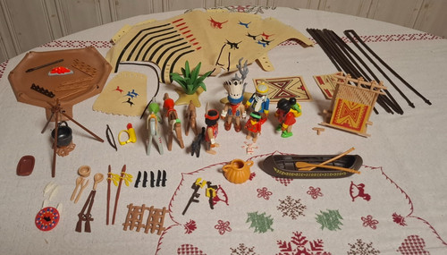 Playmobil western tribu - western,