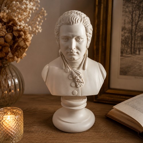 Buste mozart résine - buste,
