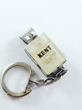 KEYCHAIN - KENT CIGARETTES - METAL Nail Clippers Vintage 1960s -