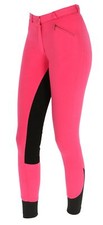 Kids' Economic Full Insert Riding Pants Pink fo...