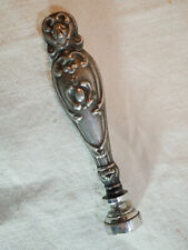 Unencrypted Seal Stamp Silver Metal Chrome Holder Decor XVIII Seed