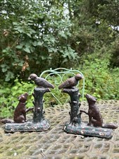 Paire De Serre Livres Fonte