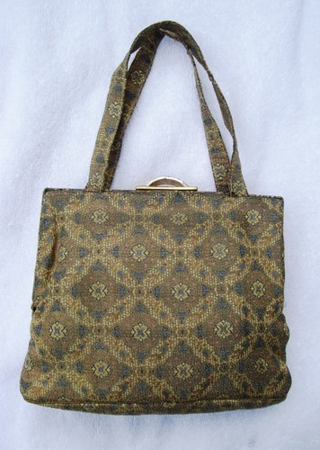 Small vintage printed fabric - vintage,
