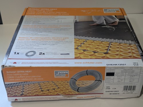 Schluter ditra heat cable - schluter, 70.5