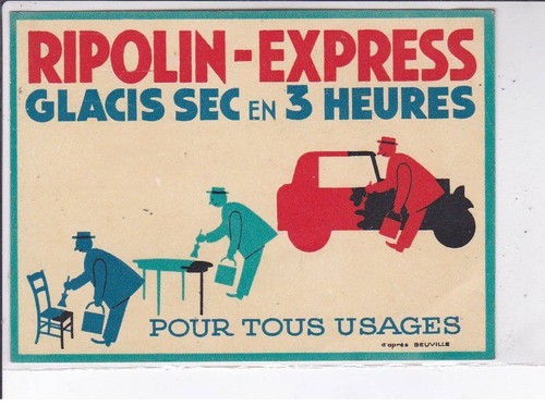 Publicite ripolin express - publicite,