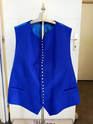 Gilet arme bleu taille 2xl - bleu,