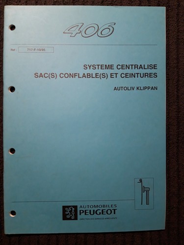 Manuel peugeot 406 - (312ma),