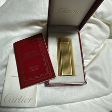 Briquet Cartier plaqué or