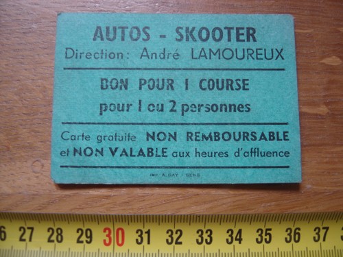 Jeton carton billet ticket - billet,