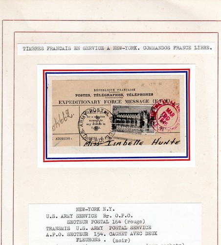 Timbre france frankreich 1945 - france,