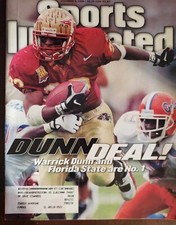 Sports Illustrated December 9 1996 Brett Warrick Dunn Florida State College Foot
