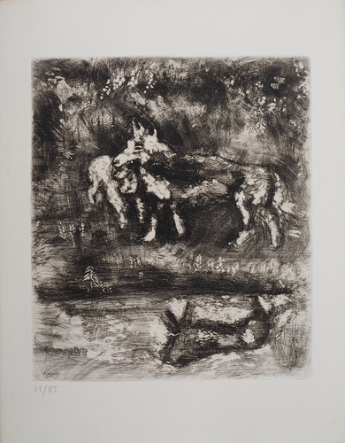 Marc chagall loup et - marc,