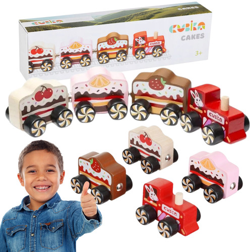Train bois biscuits - biscuits, sur