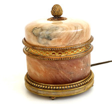 Rare VEILLEUSE en Albâtre et