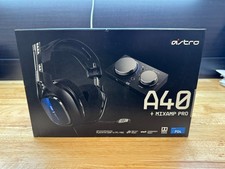 ASTRO A40 TR + Mixamp Pro Wired Gaming Headset PC/Mac/PS4 - Great Condition
