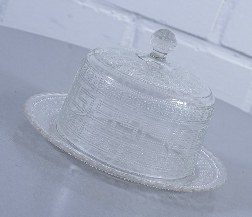 Rare verre pressé cloche - verre, à