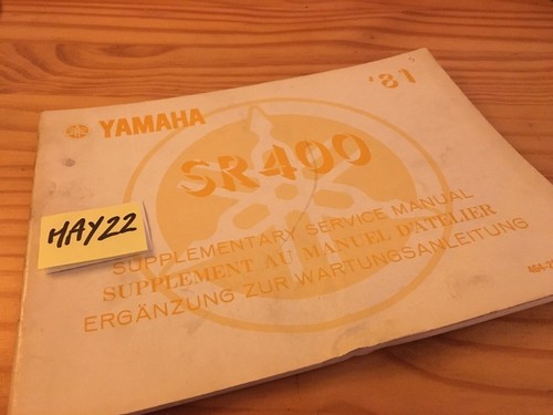 Yamaha sr400 type - sr400, sr