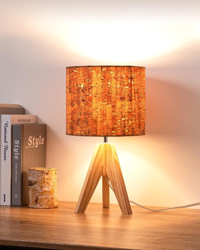 Lampe chevet bois e27 - lampe, en